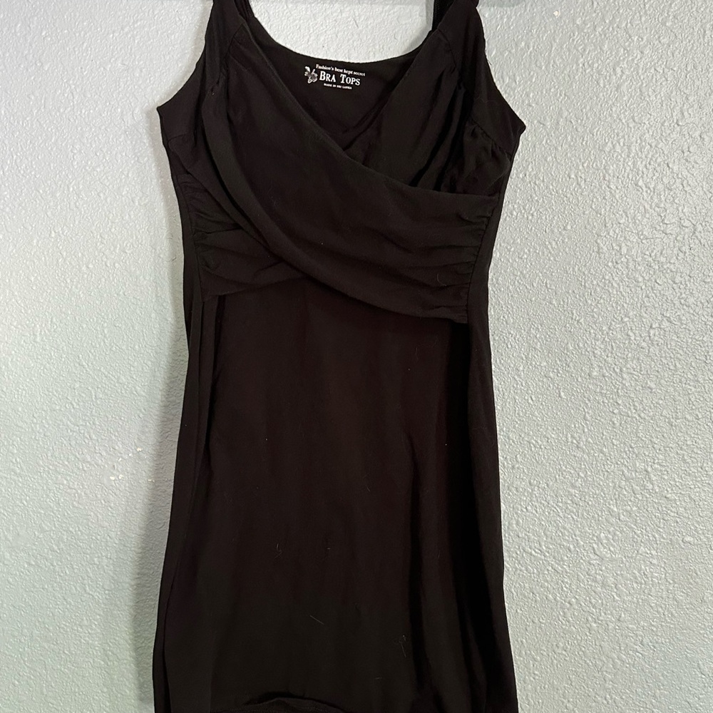Victorias Secret Black Women's wrap chest bra top Dress